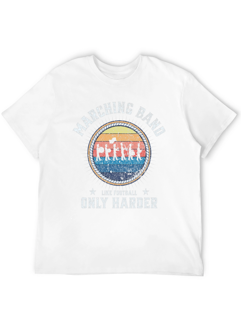 Marching Band Like Football Only Harder T-Shirt