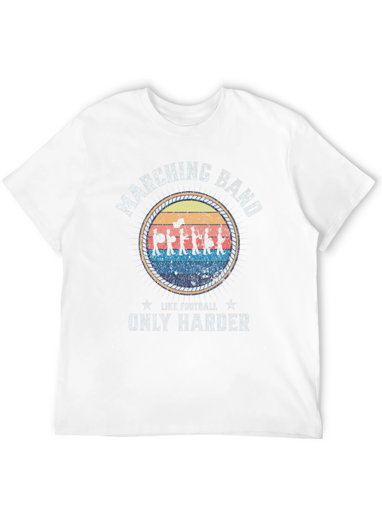 Marching Band Like Football Only Harder T-Shirt