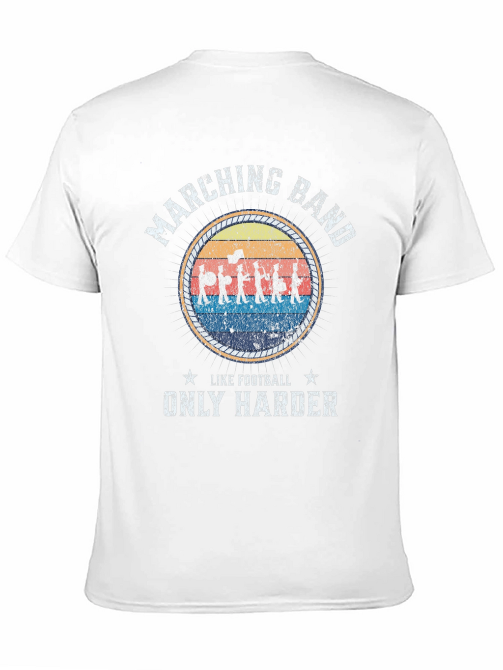 Marching Band Like Football Only Harder T-Shirt
