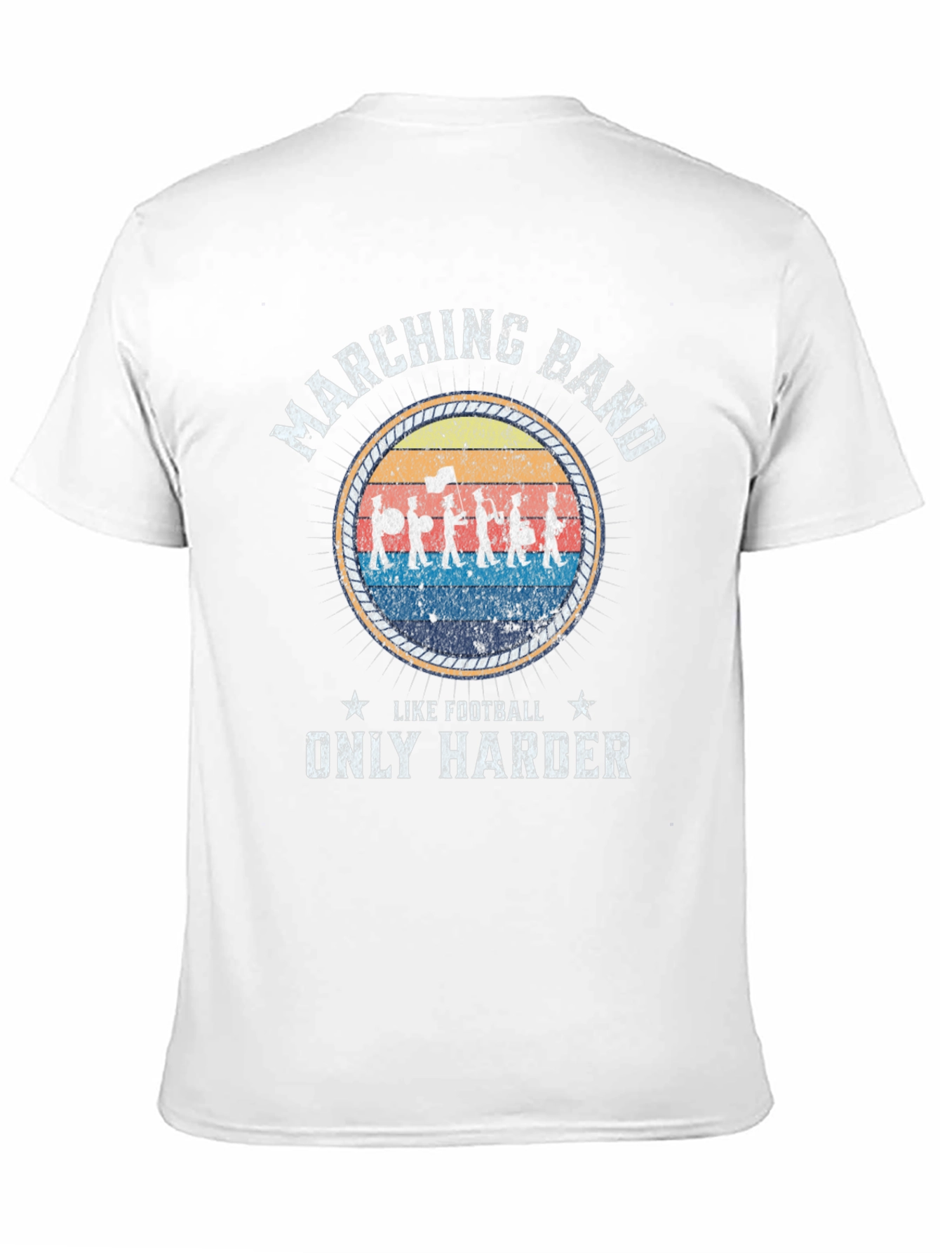 Marching Band Like Football Only Harder T-Shirt