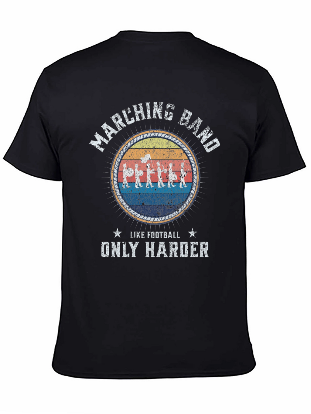 Marching Band Like Football Only Harder T-Shirt