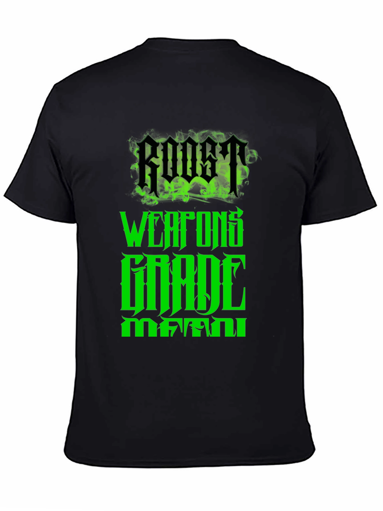 Roost Weapons Grade Mutant Black Graphic Tee