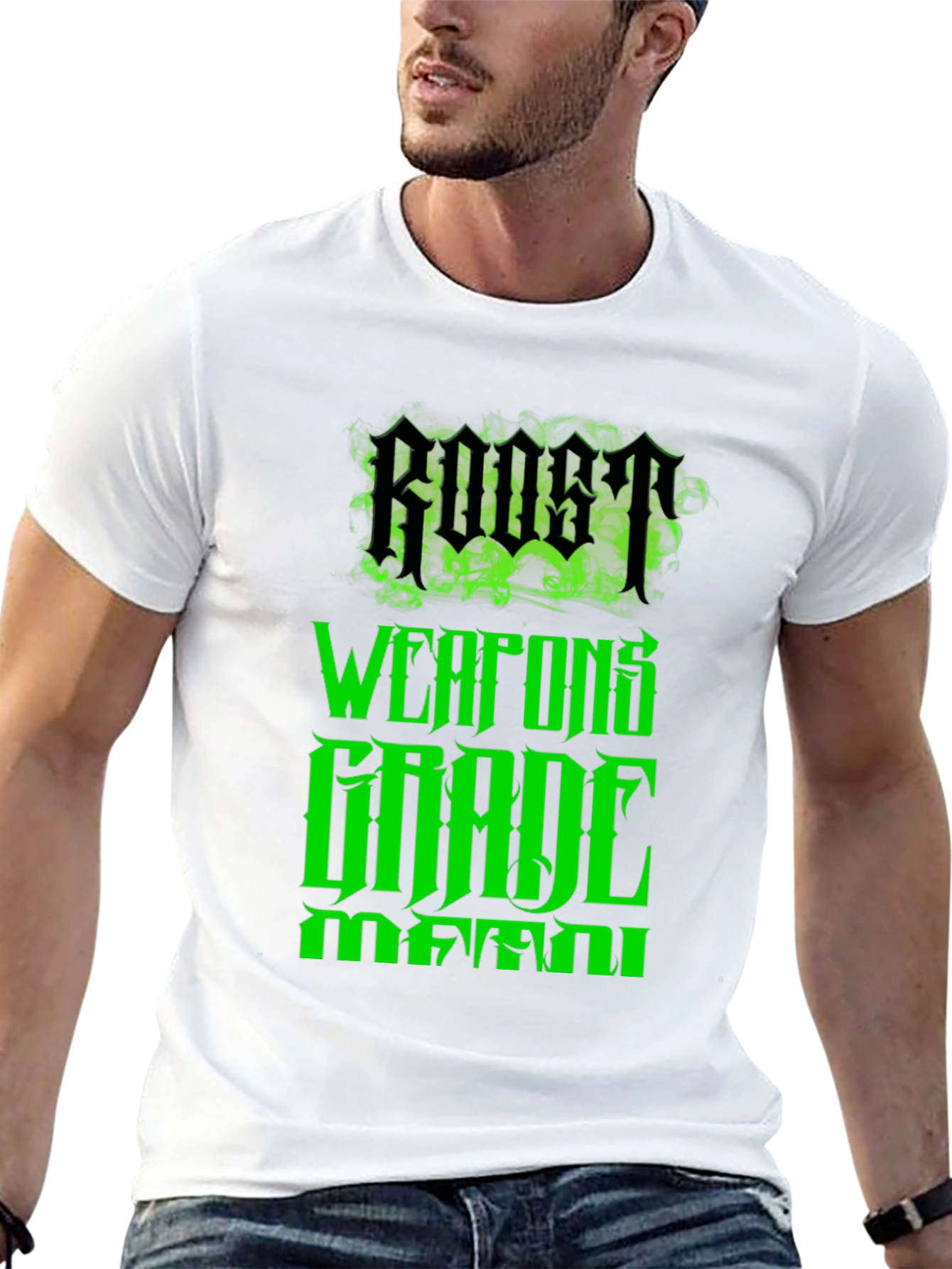 Roost Weapons Grade Mutant Black Graphic Tee