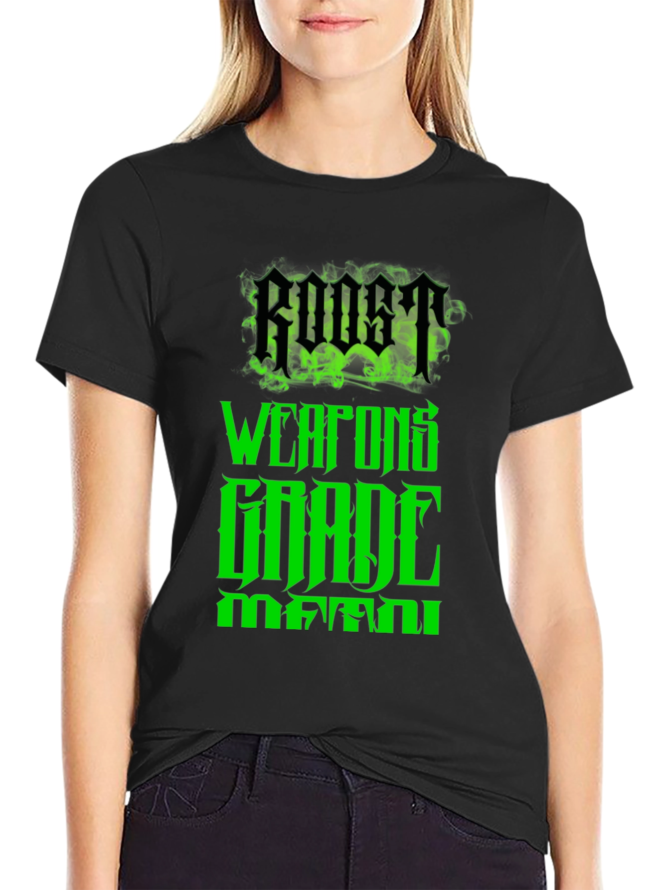 Roost Weapons Grade Mutant Black Graphic Tee