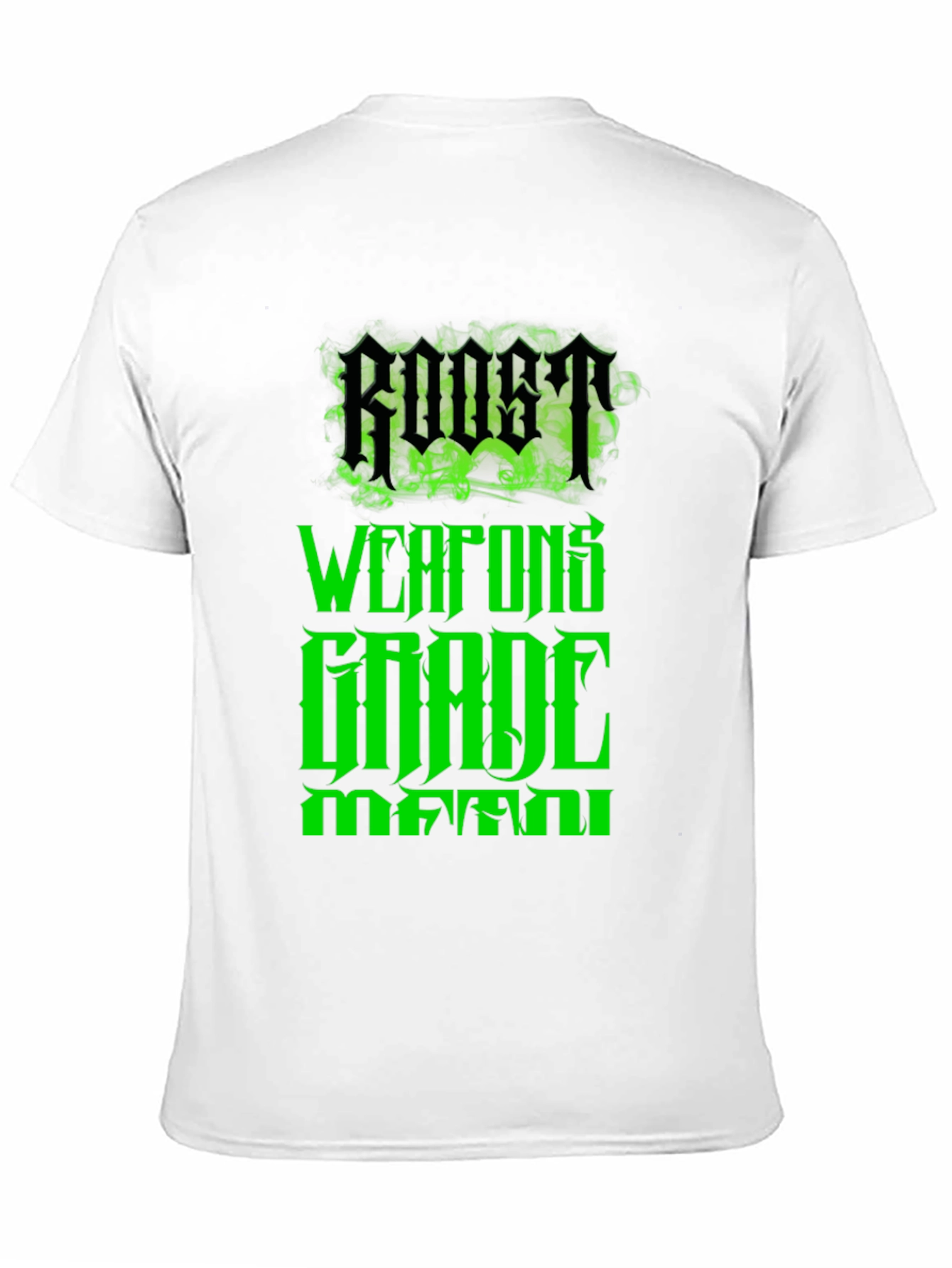 Roost Weapons Grade Mutant Black Graphic Tee