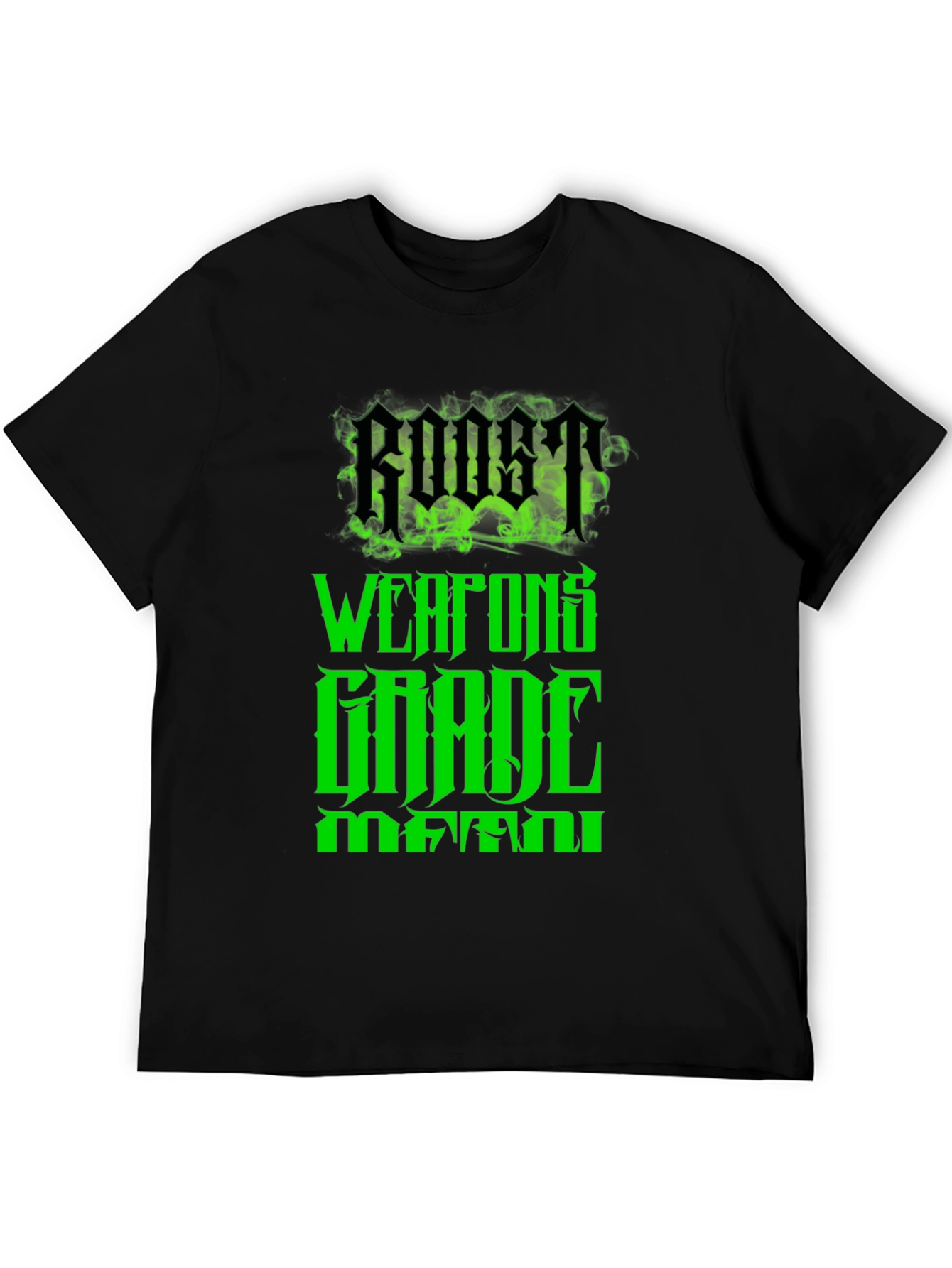 Roost Weapons Grade Mutant Black Graphic Tee