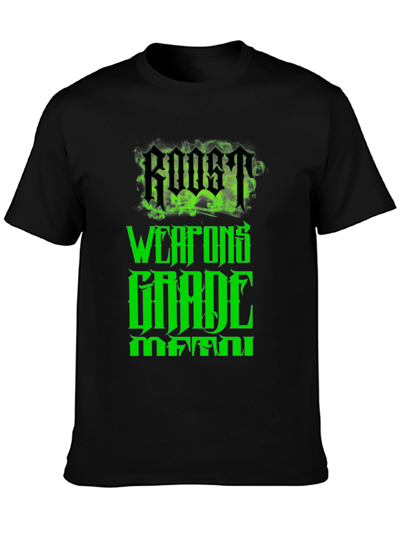 Roost Weapons Grade Mutant Black Graphic Tee