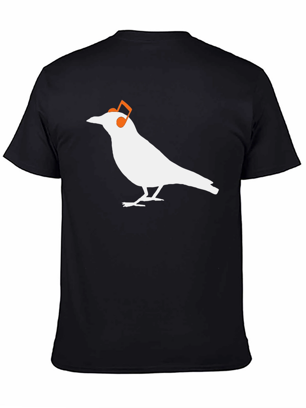 Bird with Headphones Graphic T-Shirt