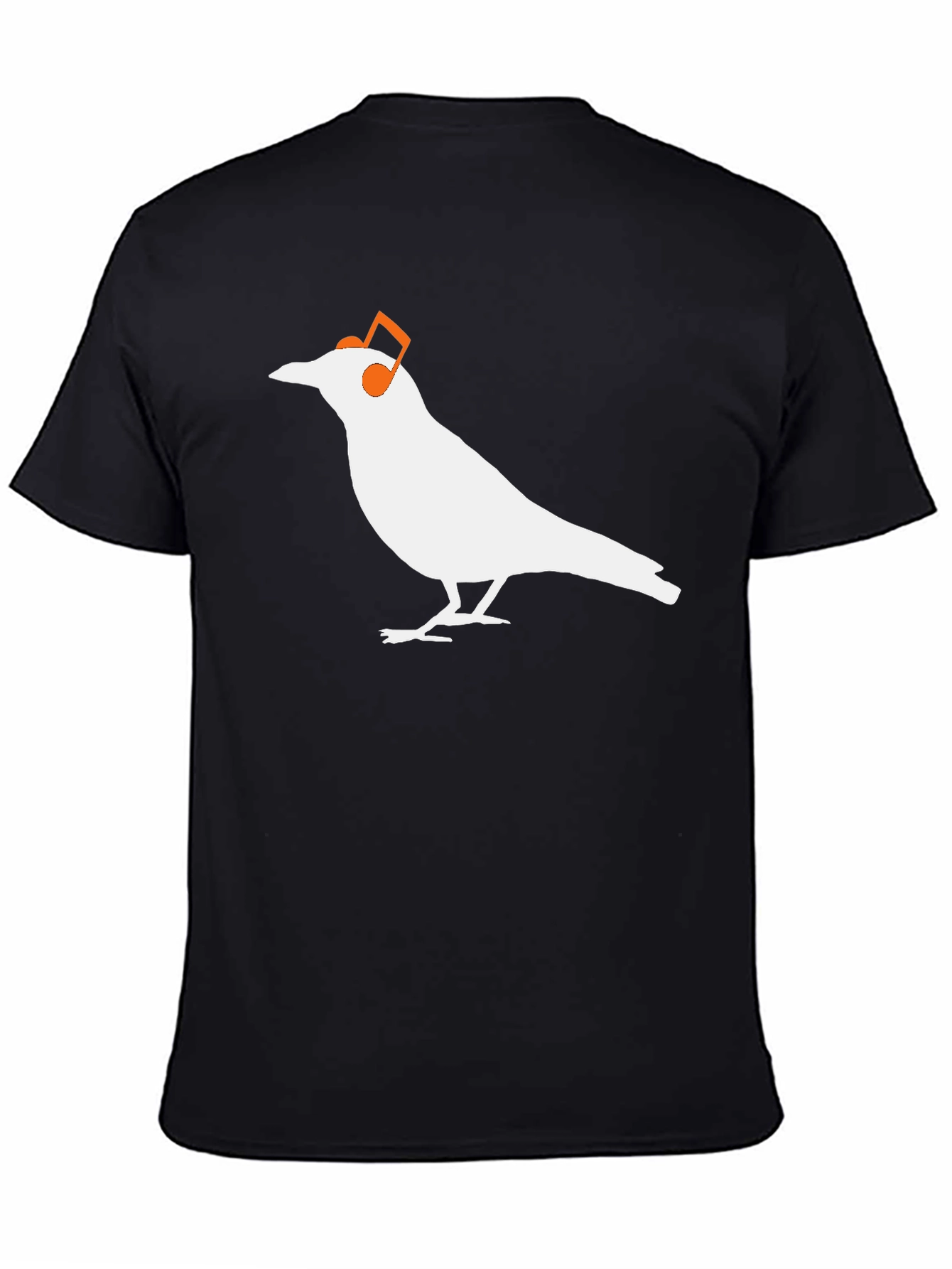 Bird with Headphones Graphic T-Shirt