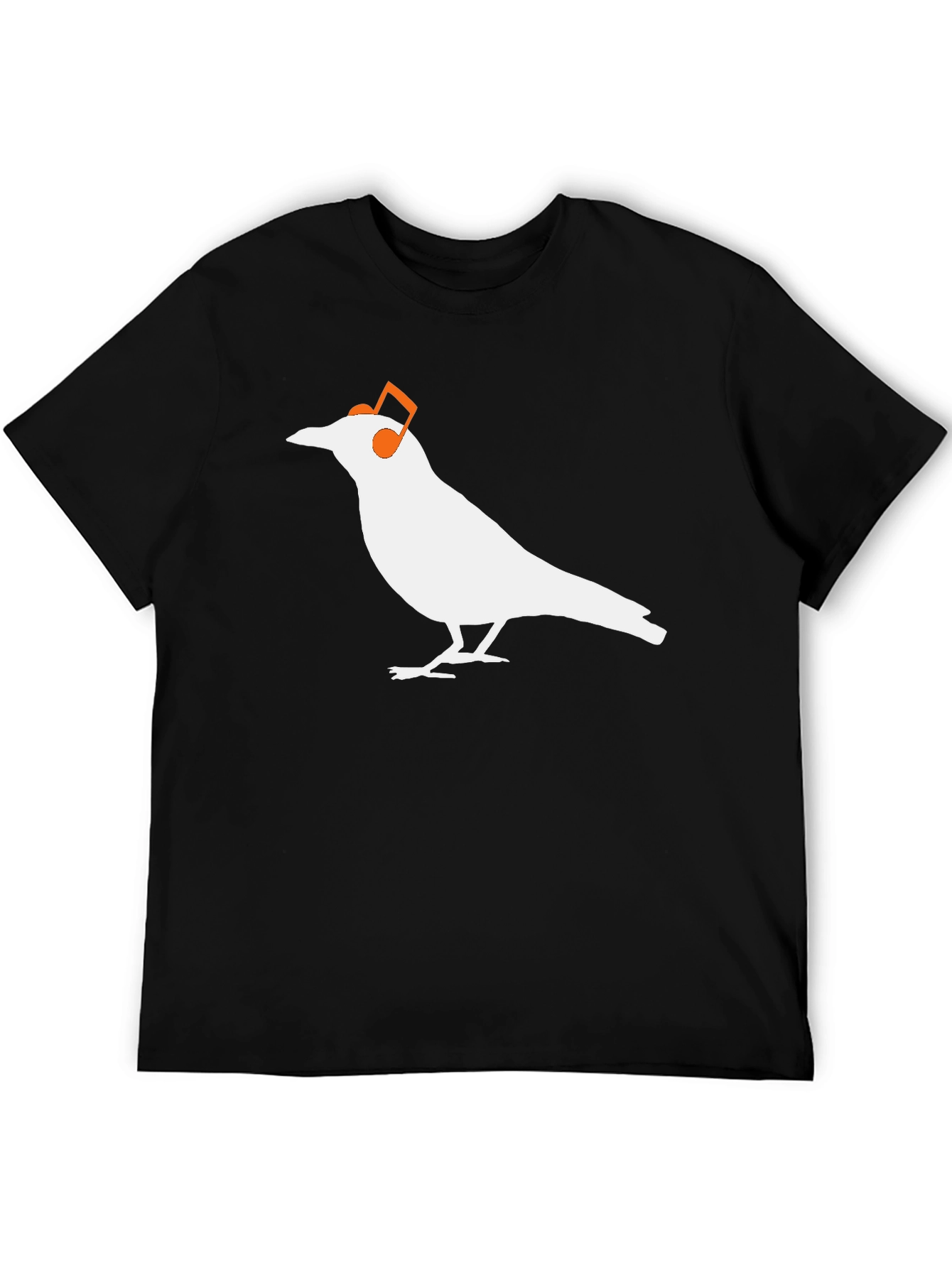 Bird with Headphones Graphic T-Shirt