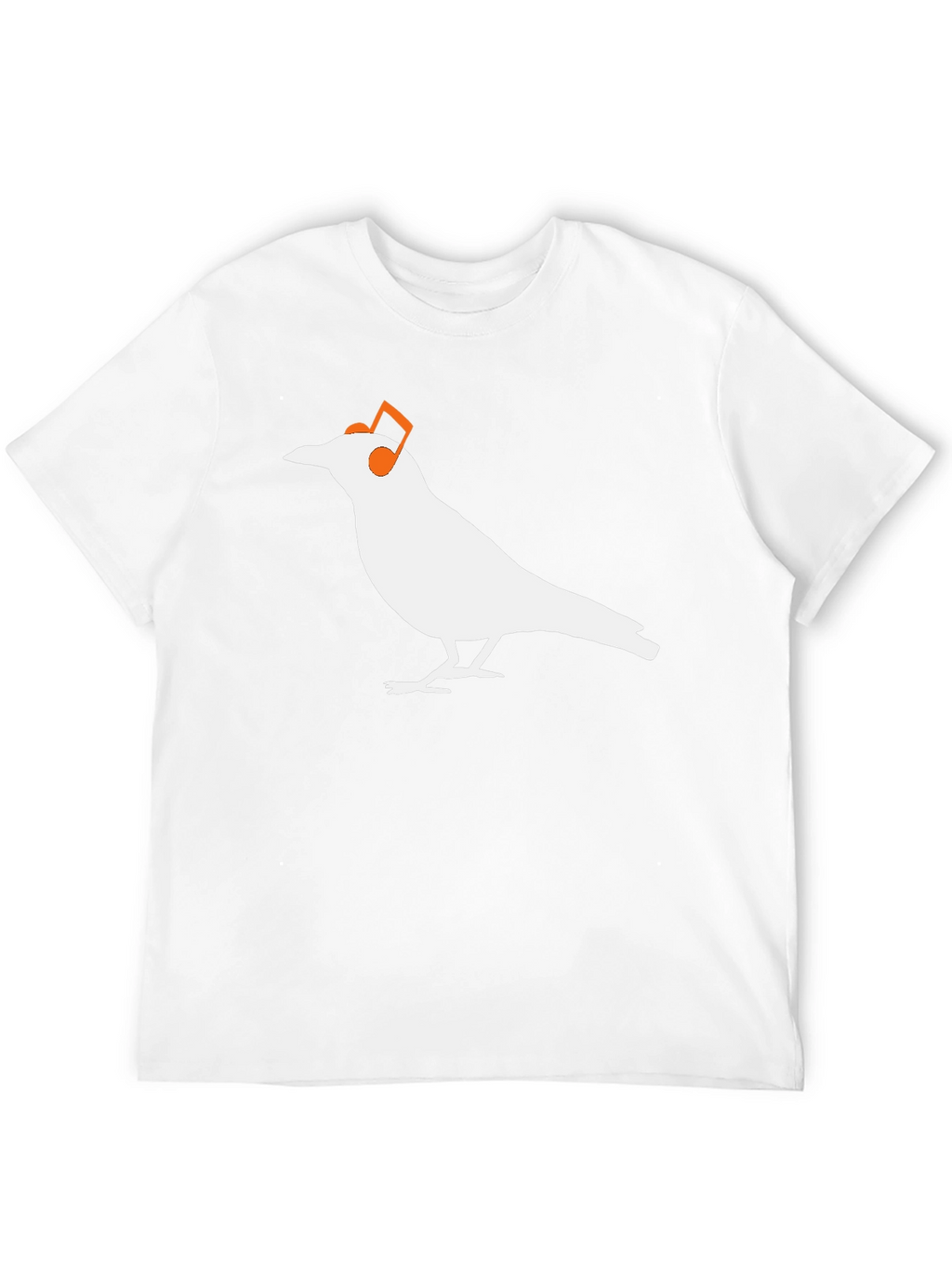 Bird with Headphones Graphic T-Shirt