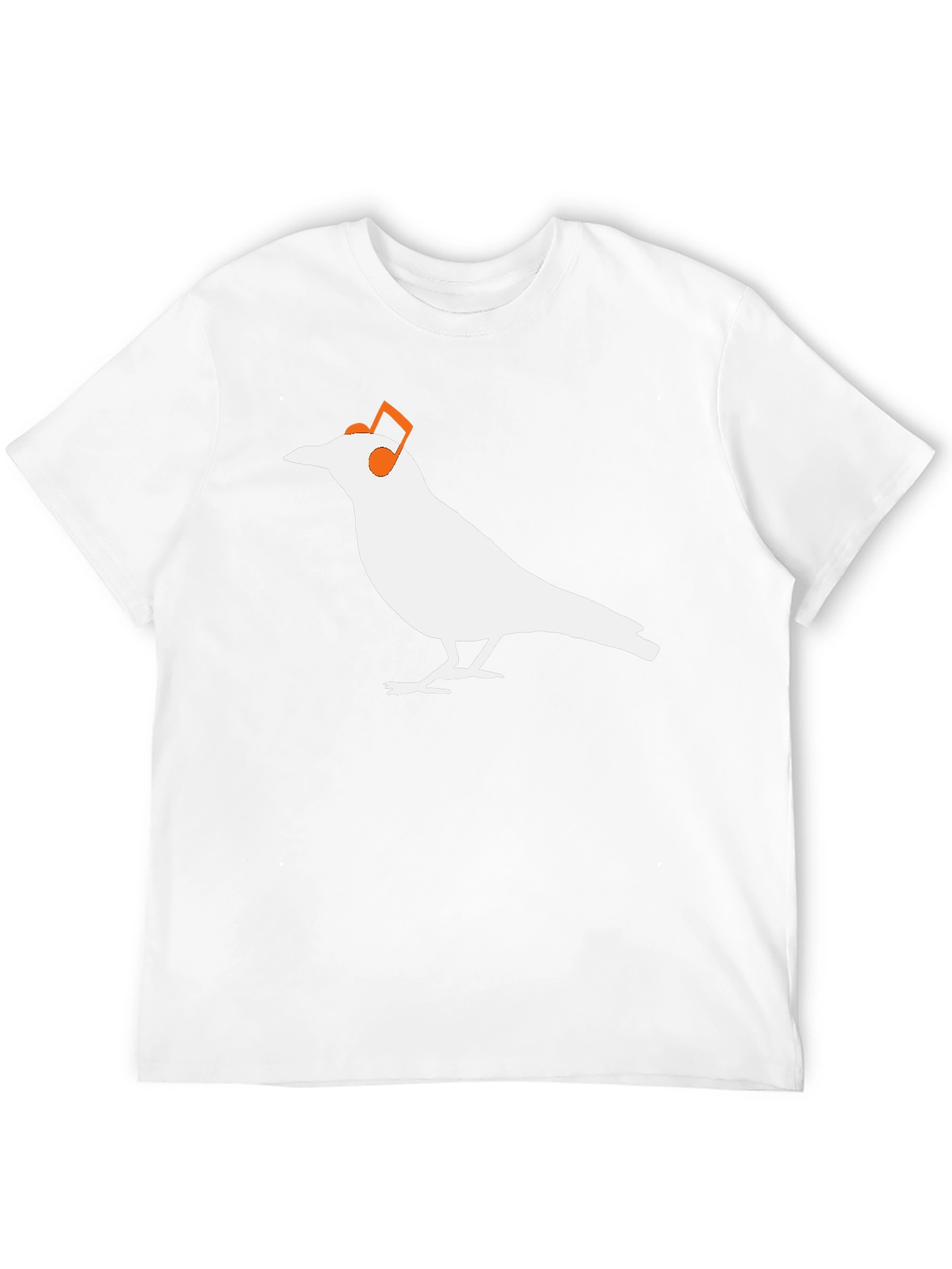 Bird with Headphones Graphic T-Shirt