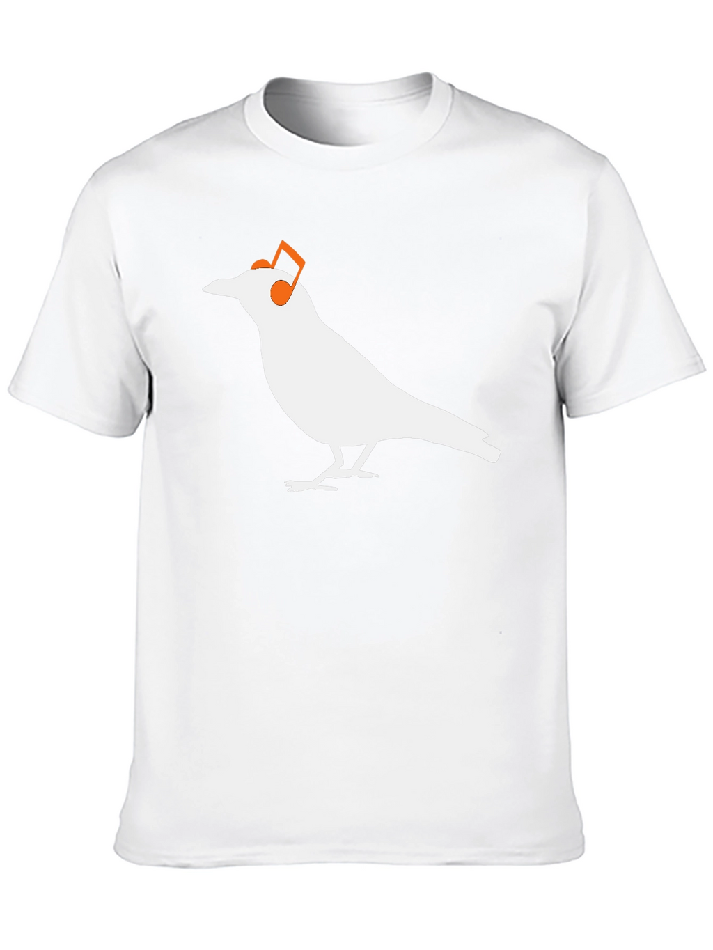 Bird with Headphones Graphic T-Shirt