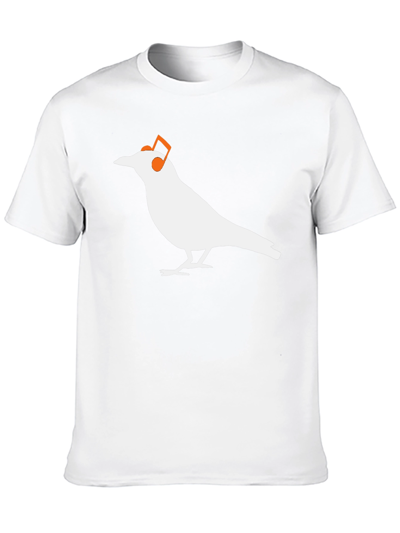 Bird with Headphones Graphic T-Shirt
