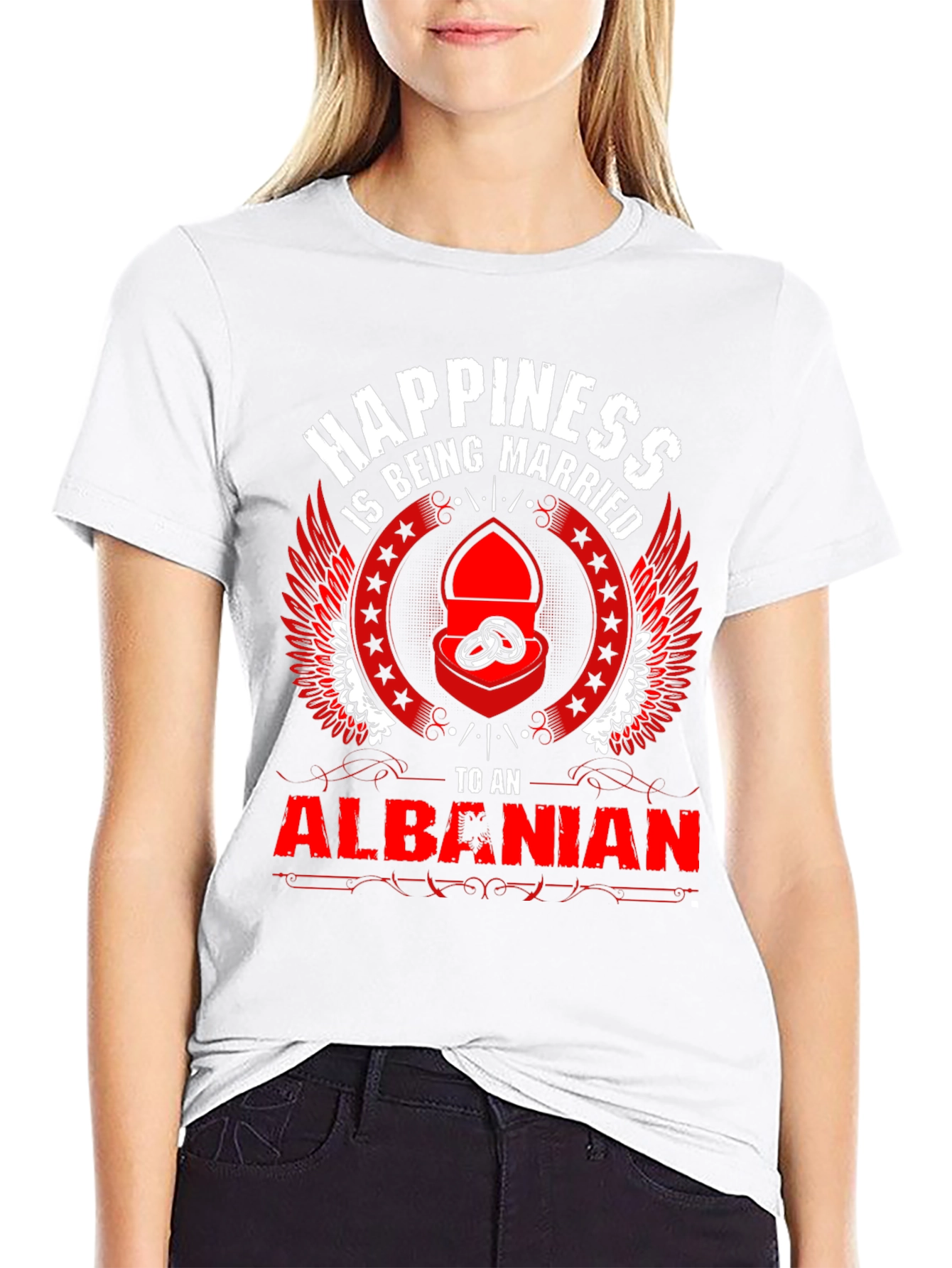 Happiness is Being Married to an Albanian T-Shirt