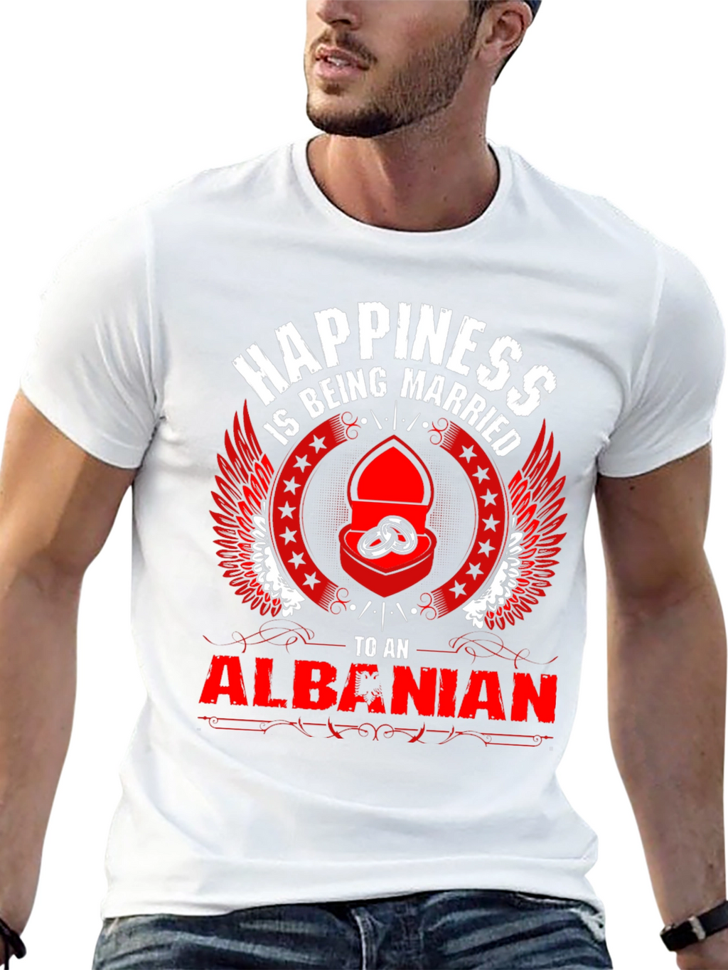 Happiness is Being Married to an Albanian T-Shirt