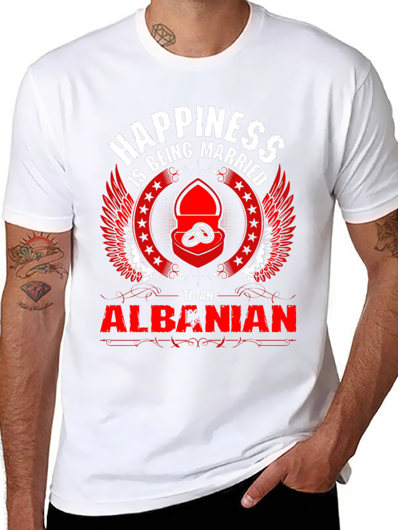 Happiness is Being Married to an Albanian T-Shirt
