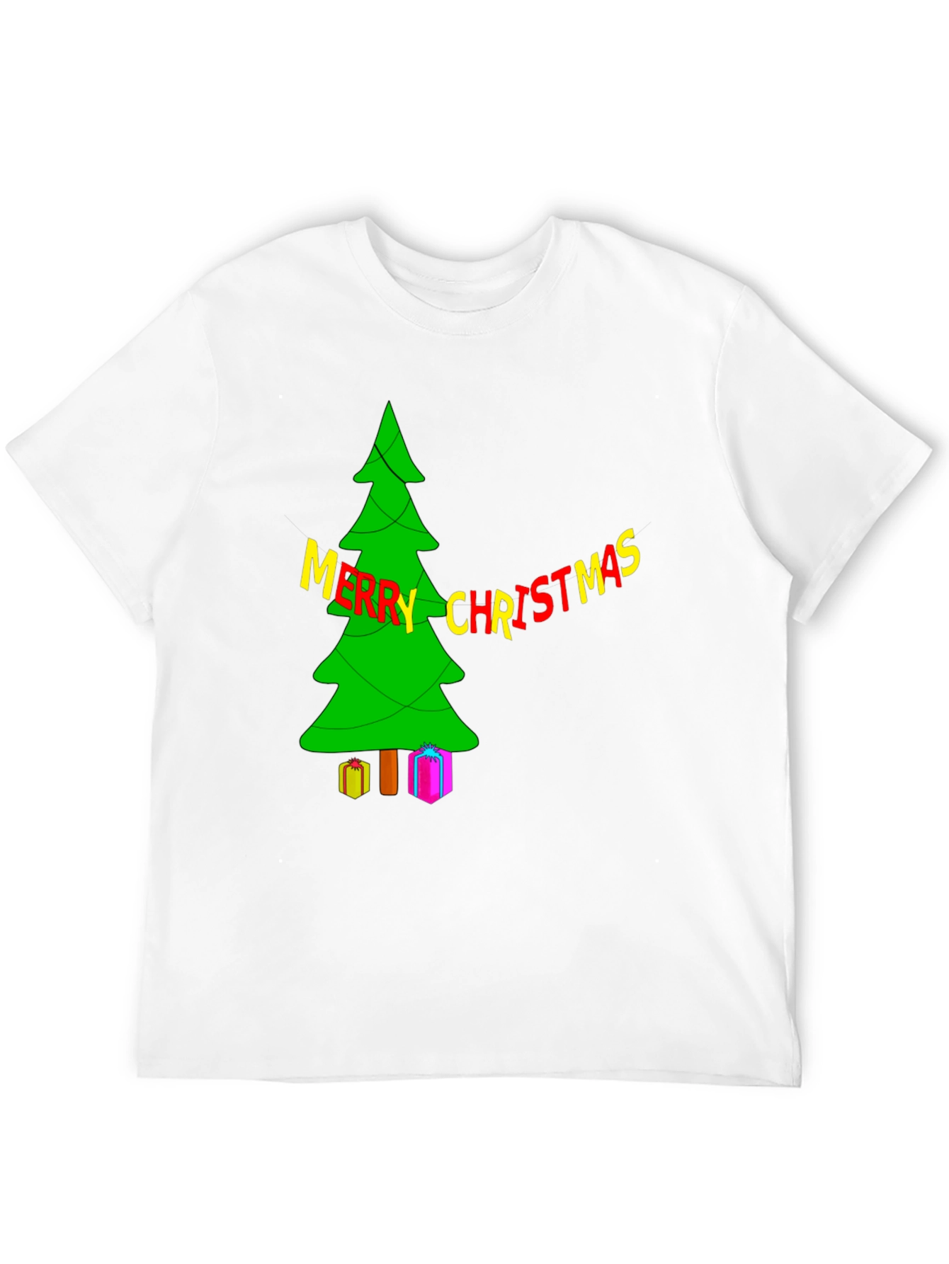 Festive Christmas Tree T-Shirt - Holiday Apparel