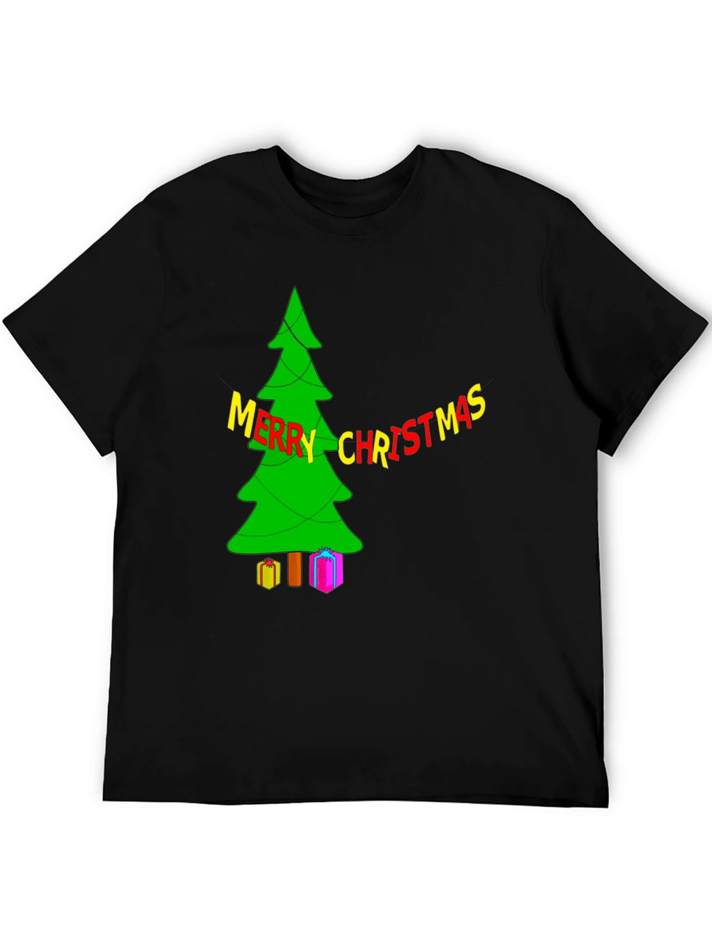 Festive Christmas Tree T-Shirt - Holiday Apparel