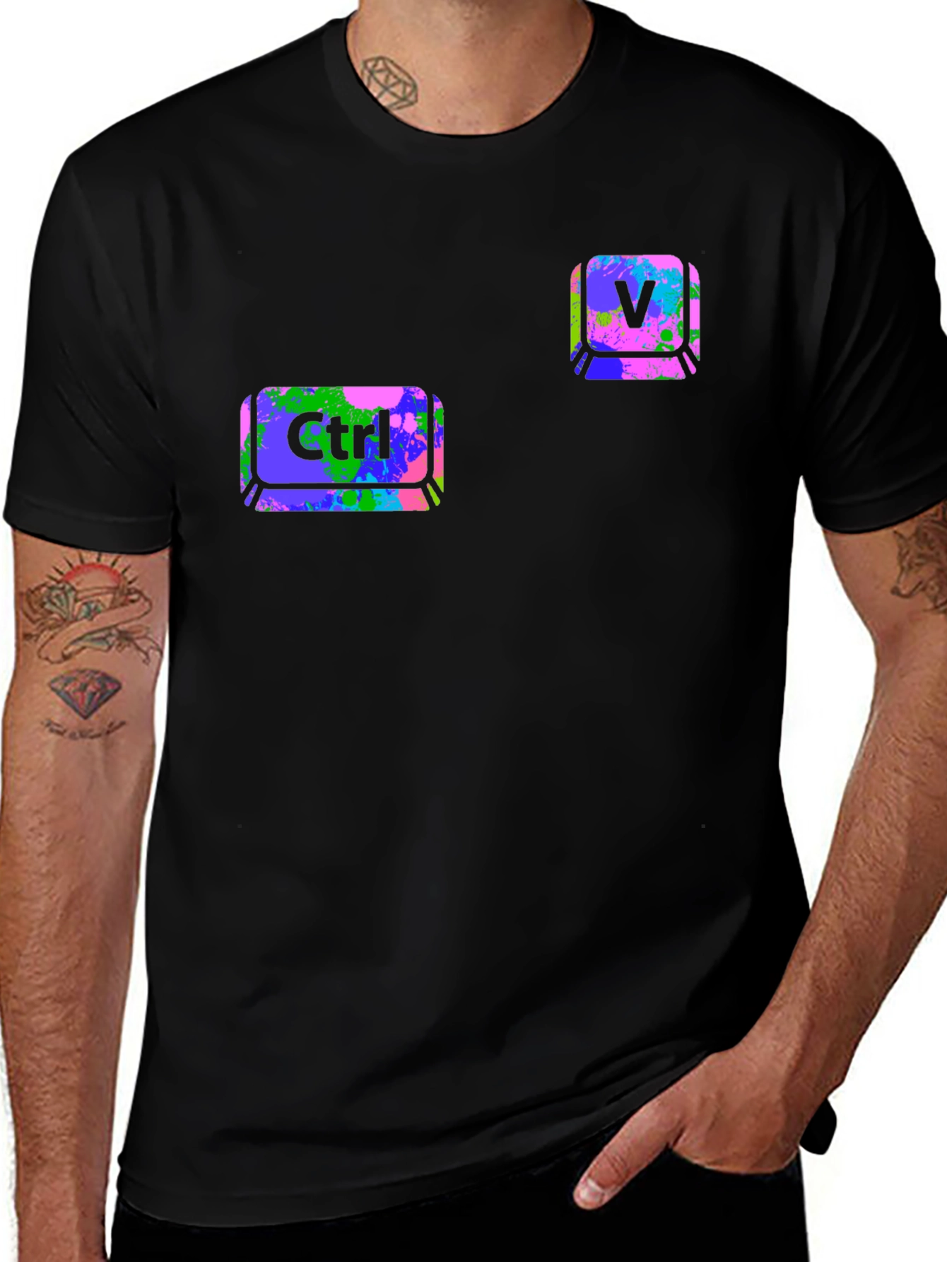 Ctrl+V Funky Paste T-Shirt