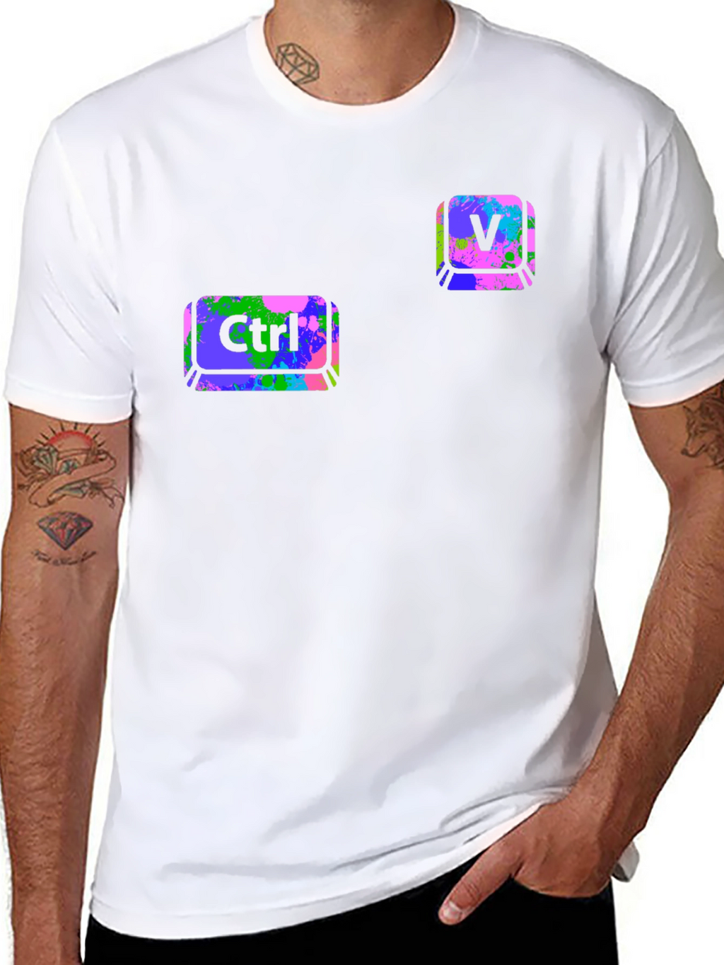 Ctrl+V Funky Paste T-Shirt