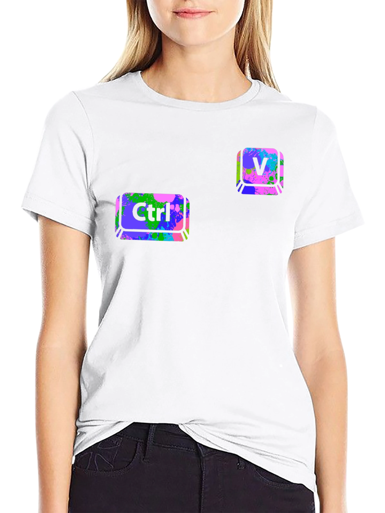 Ctrl+V Funky Paste T-Shirt