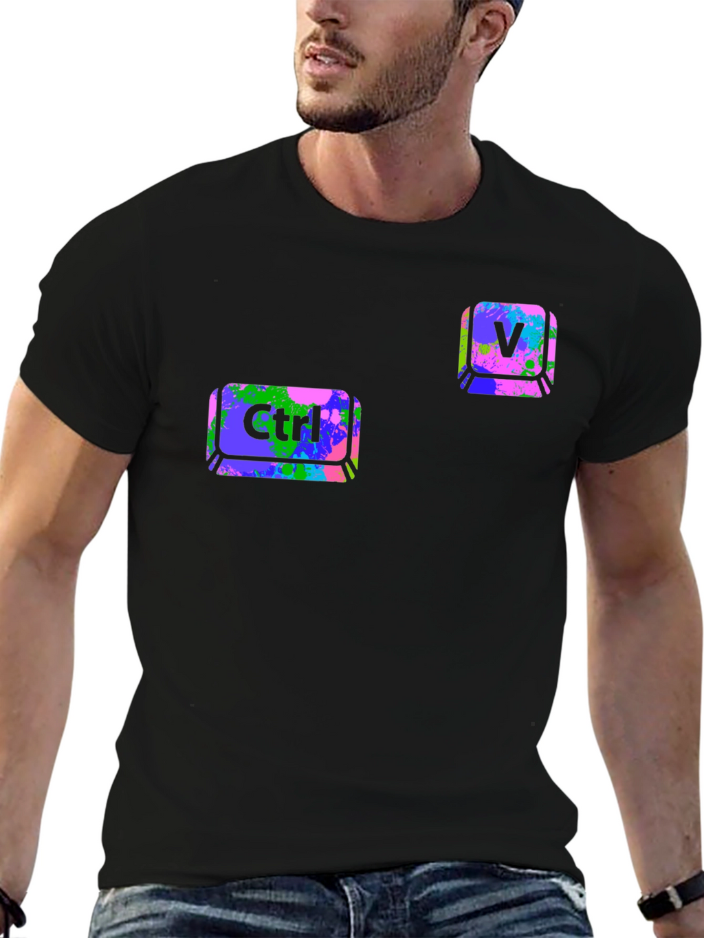 Ctrl+V Funky Paste T-Shirt