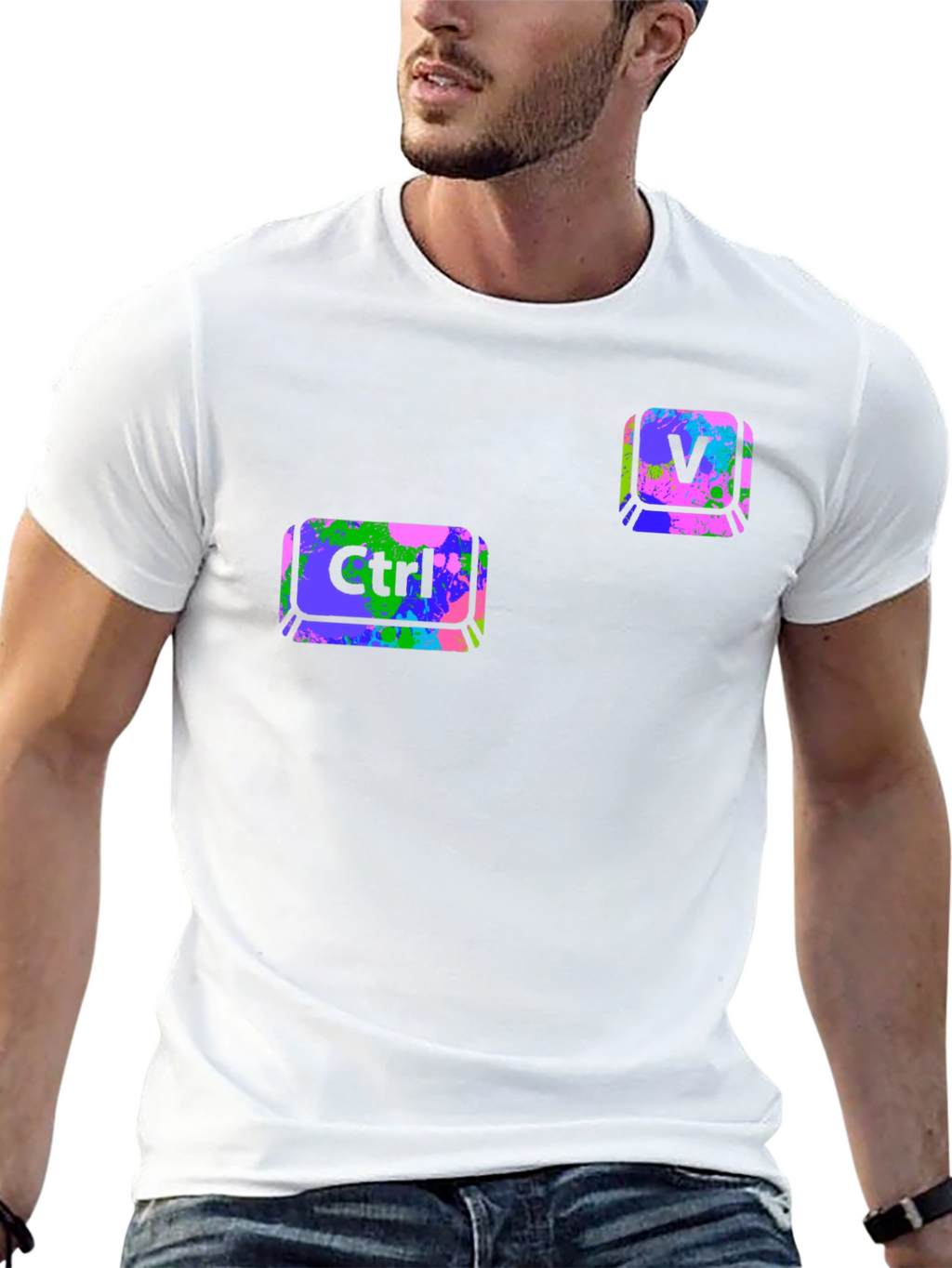 Ctrl+V Funky Paste T-Shirt