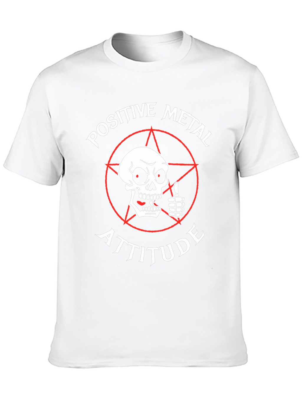 Positive Metal Attitude Graphic T-Shirt