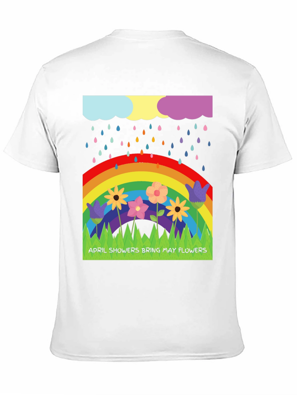 April Showers Bring May Flowers Graphic T-Shirt
