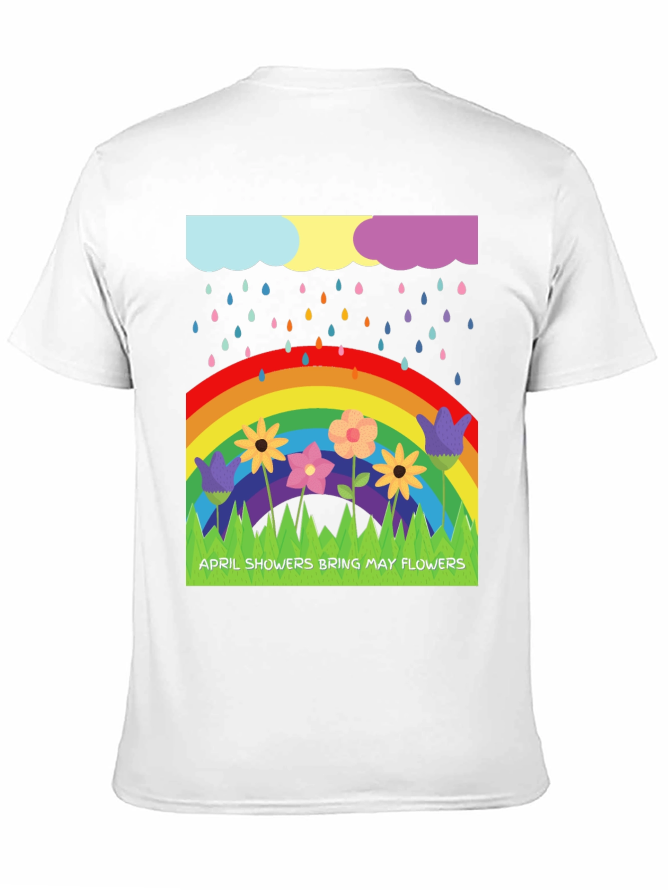 April Showers Bring May Flowers Graphic T-Shirt