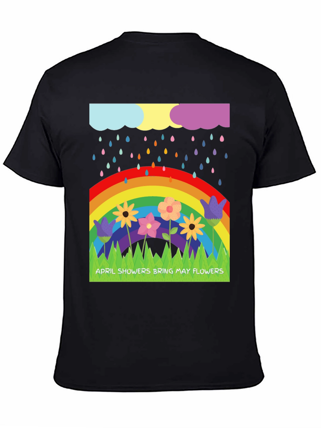 April Showers Bring May Flowers Graphic T-Shirt