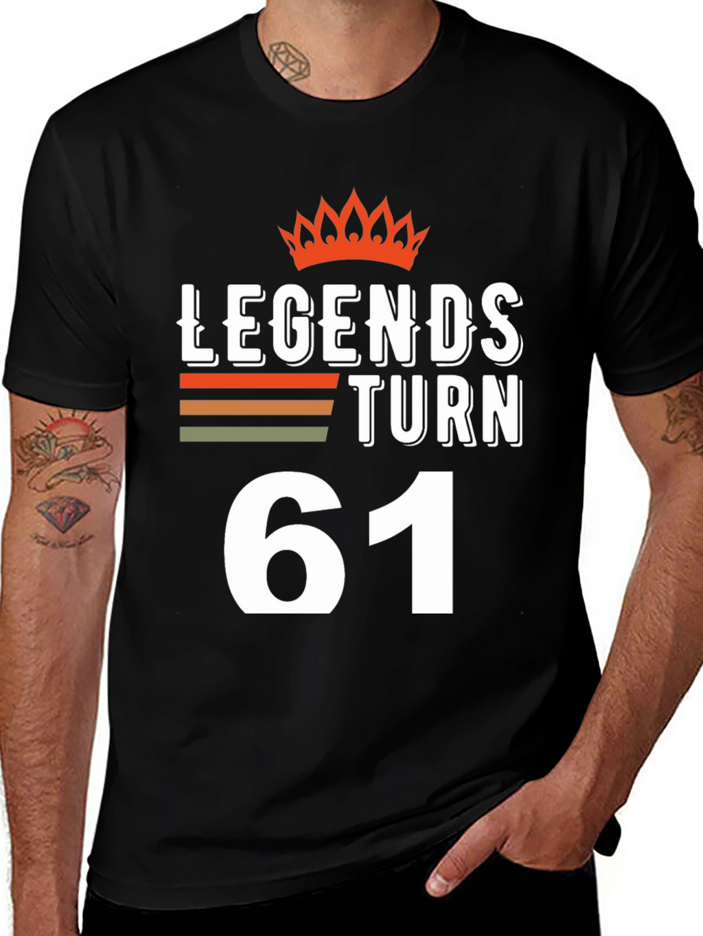 Legends Turn 61 T-Shirt - Birthday Gift Idea