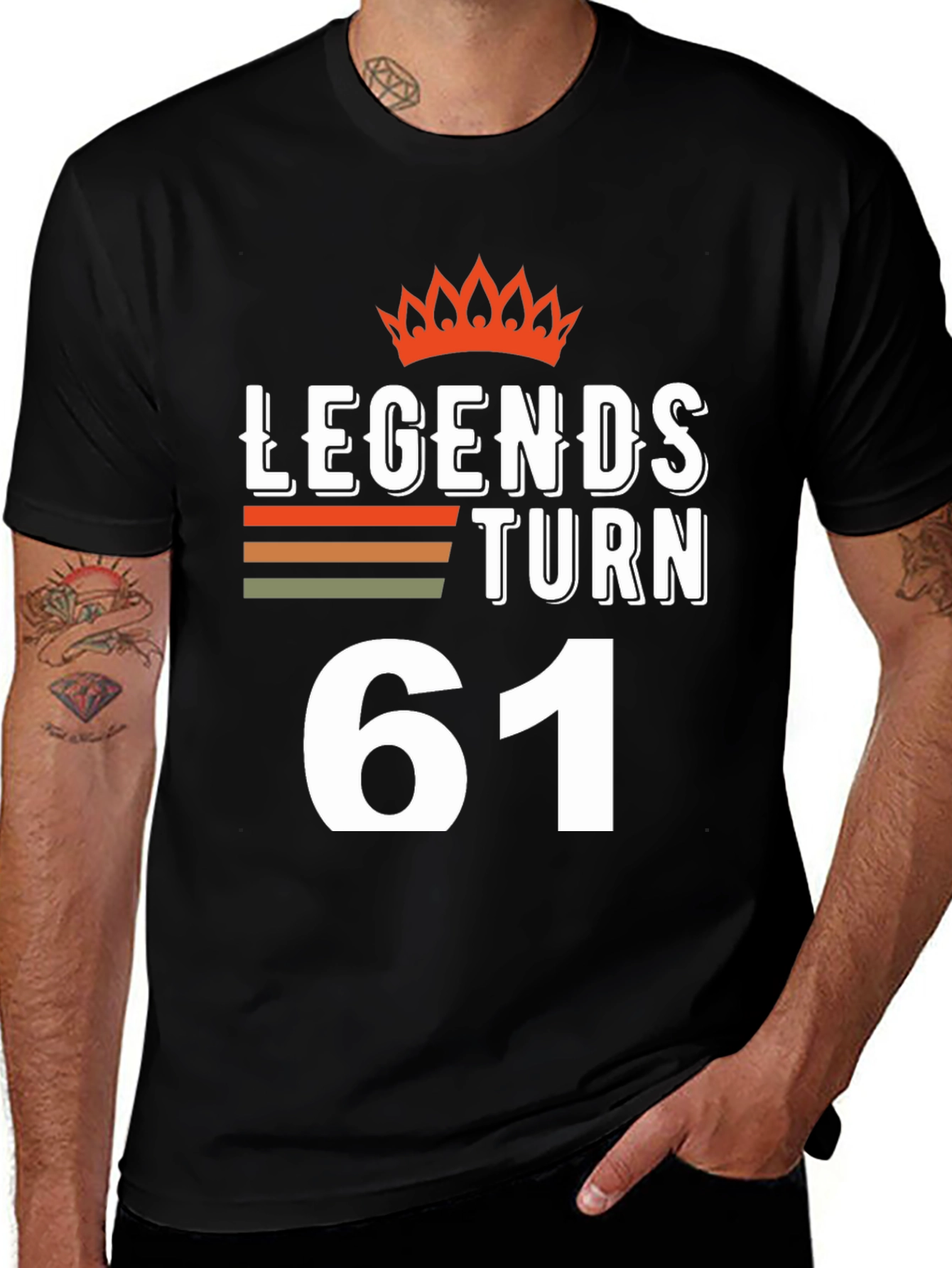 Legends Turn 61 T-Shirt - Birthday Gift Idea