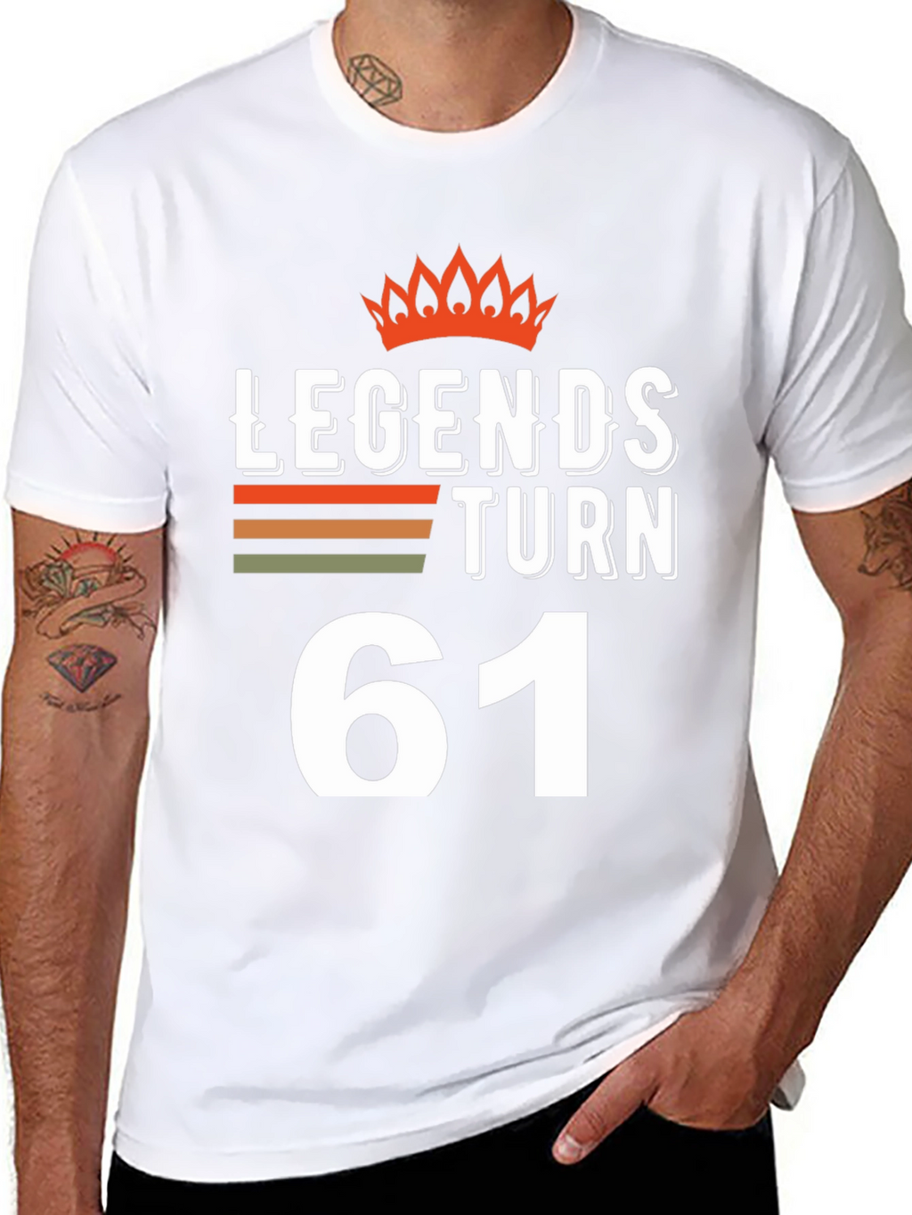 Legends Turn 61 T-Shirt - Birthday Gift Idea