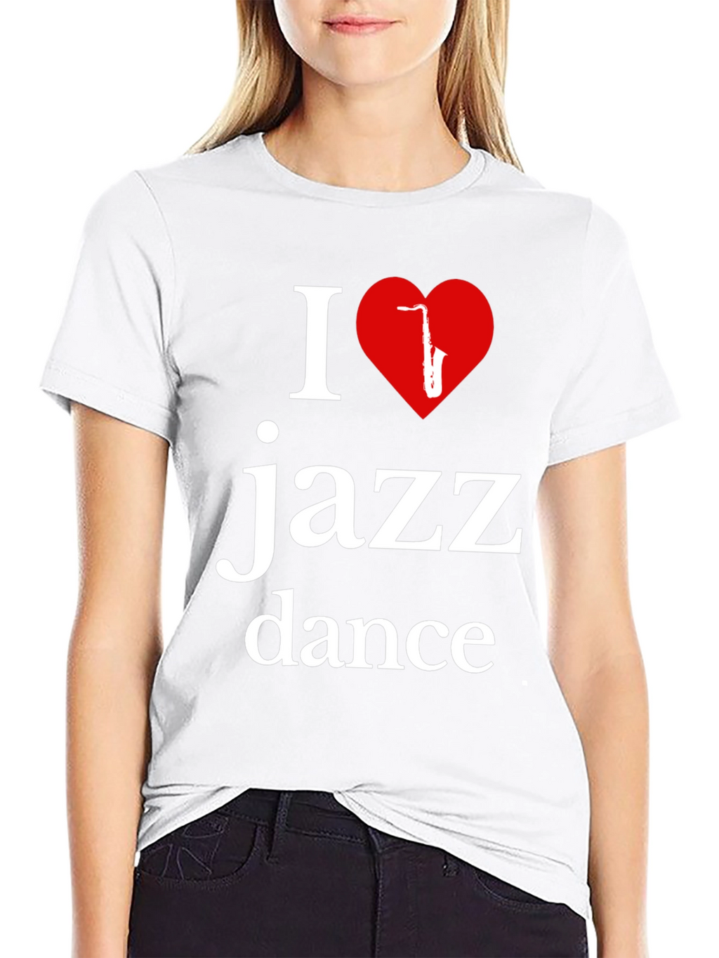 I Love Jazz Dance T-Shirt - Stylish Music Apparel