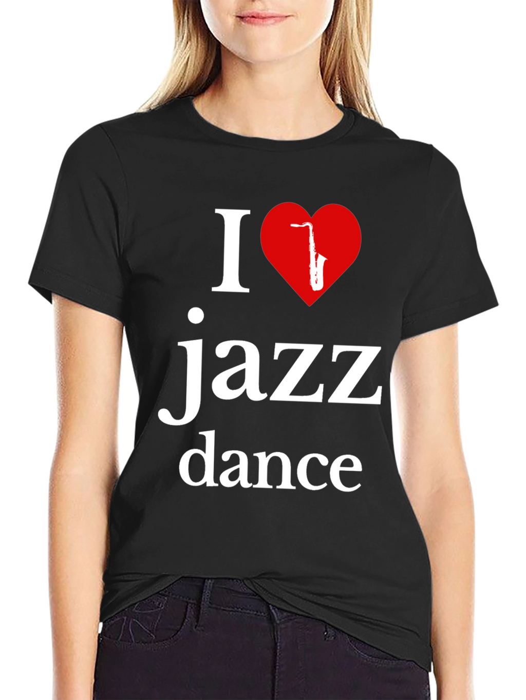 I Love Jazz Dance T-Shirt - Stylish Music Apparel