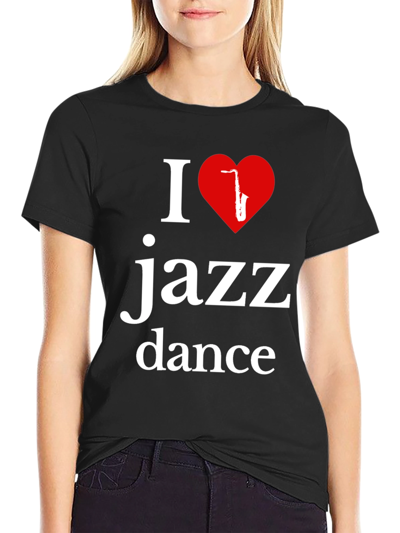 I Love Jazz Dance T-Shirt - Stylish Music Apparel
