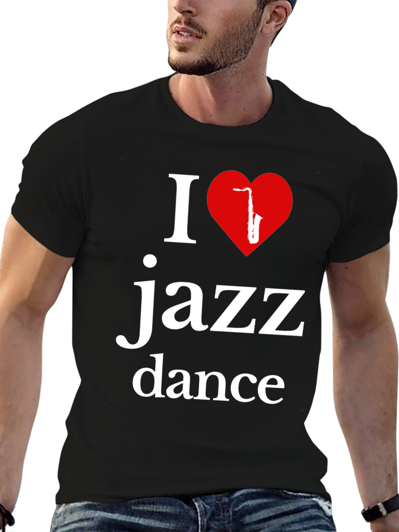 I Love Jazz Dance T-Shirt - Stylish Music Apparel