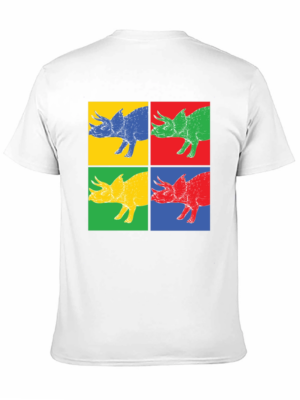 Pop Art Dinosaur Graphic T-Shirt