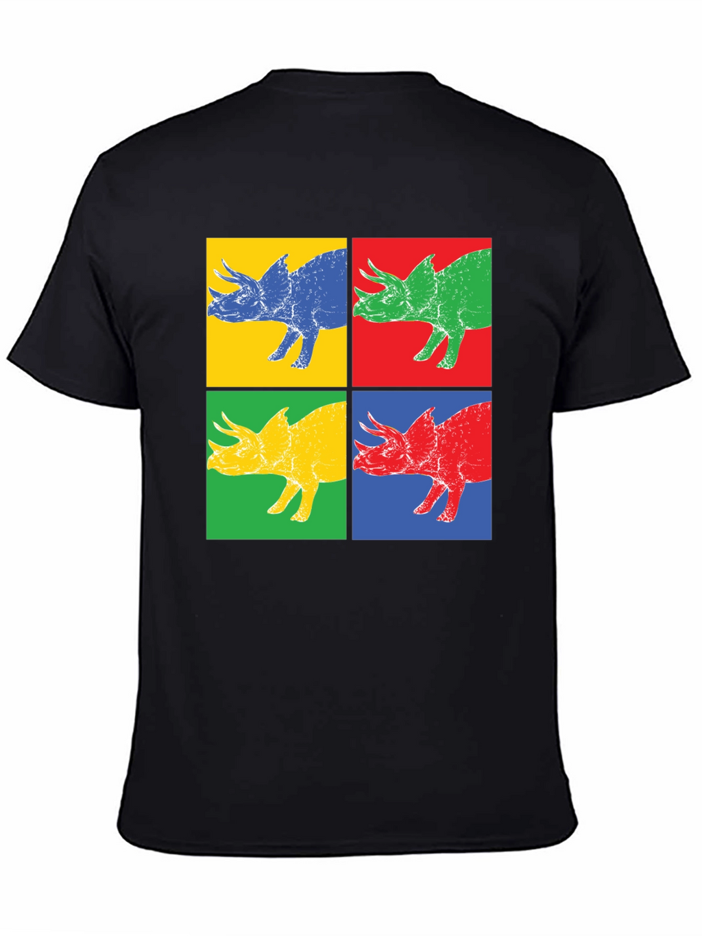 Pop Art Dinosaur Graphic T-Shirt