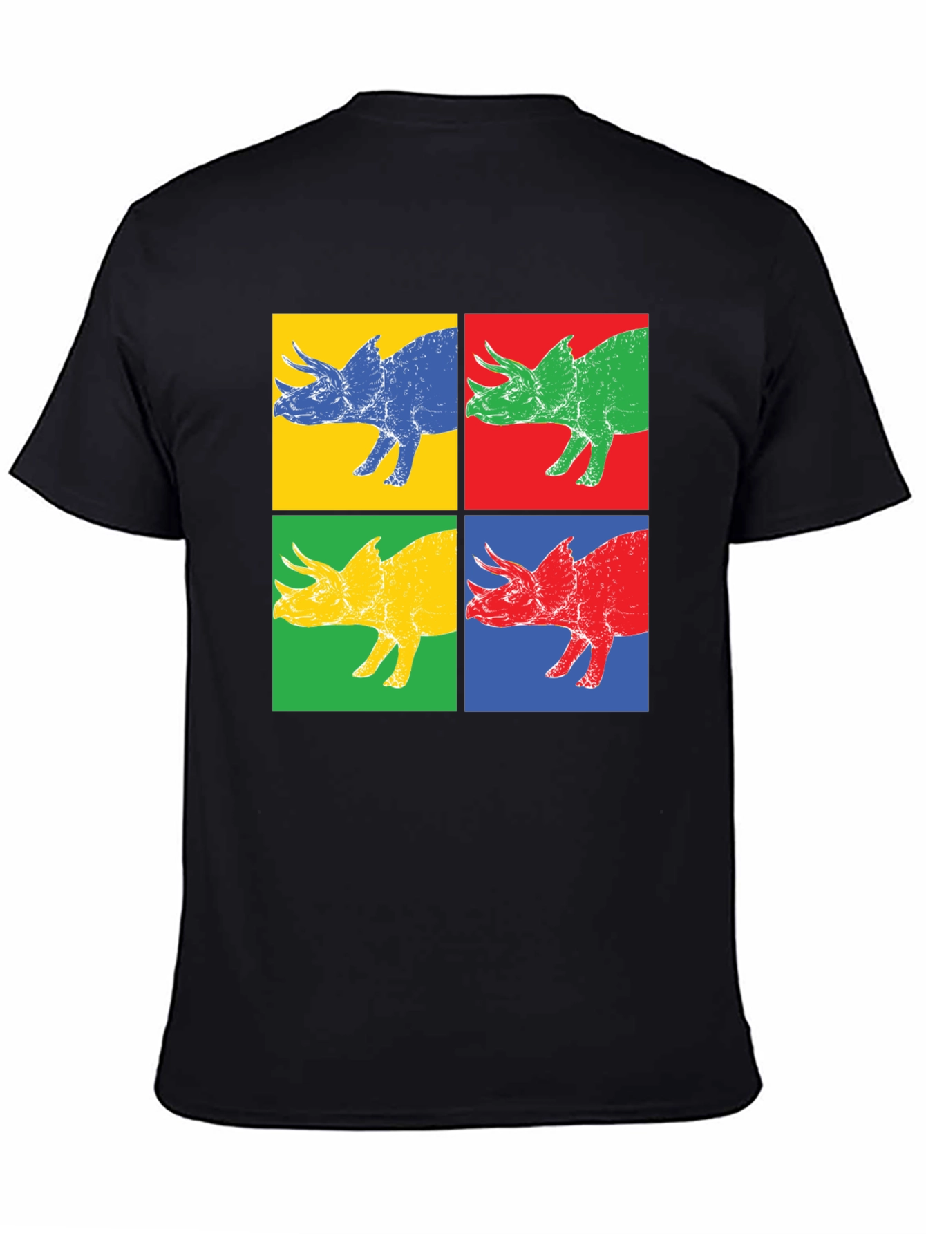 Pop Art Dinosaur Graphic T-Shirt