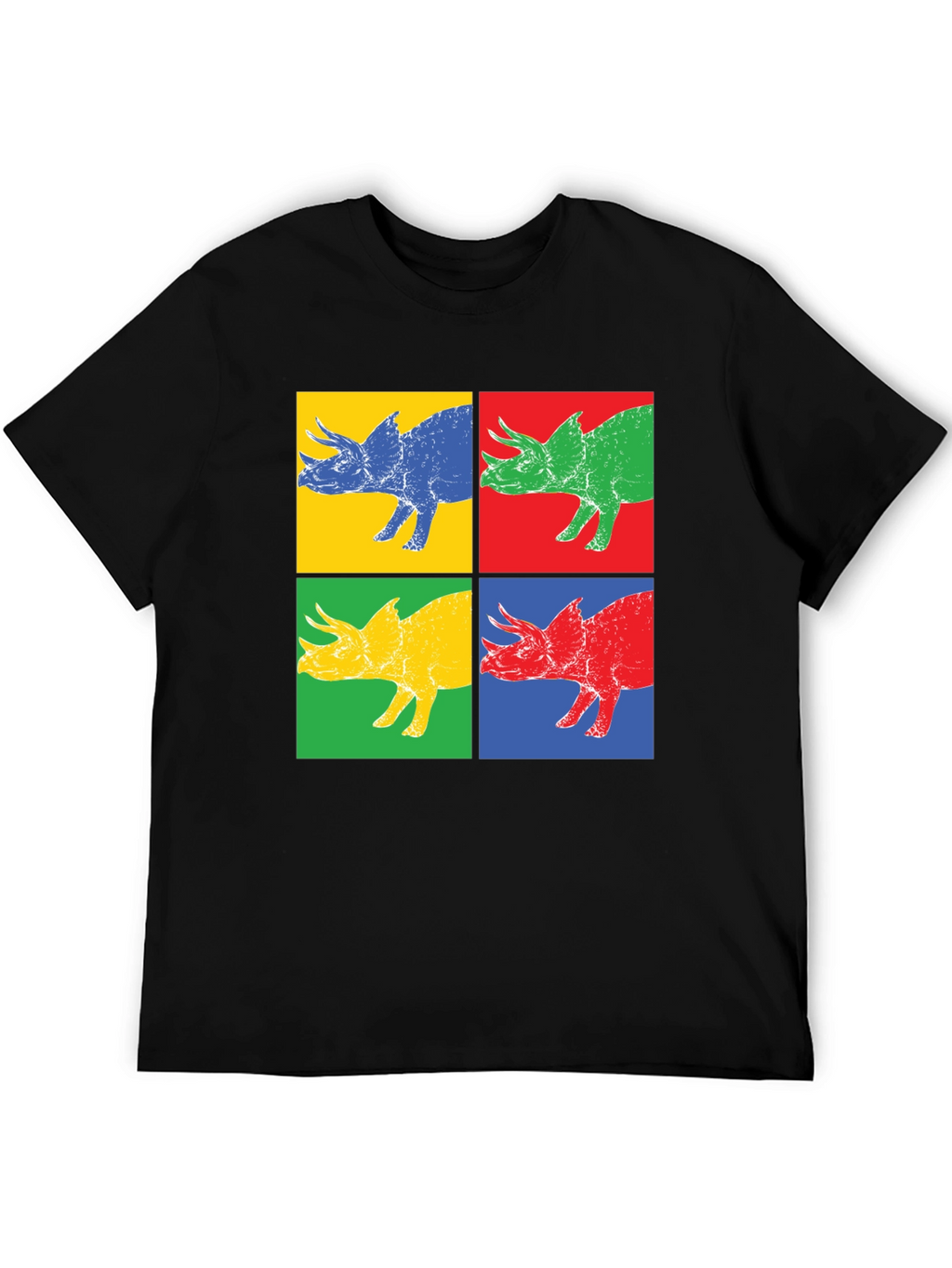 Pop Art Dinosaur Graphic T-Shirt