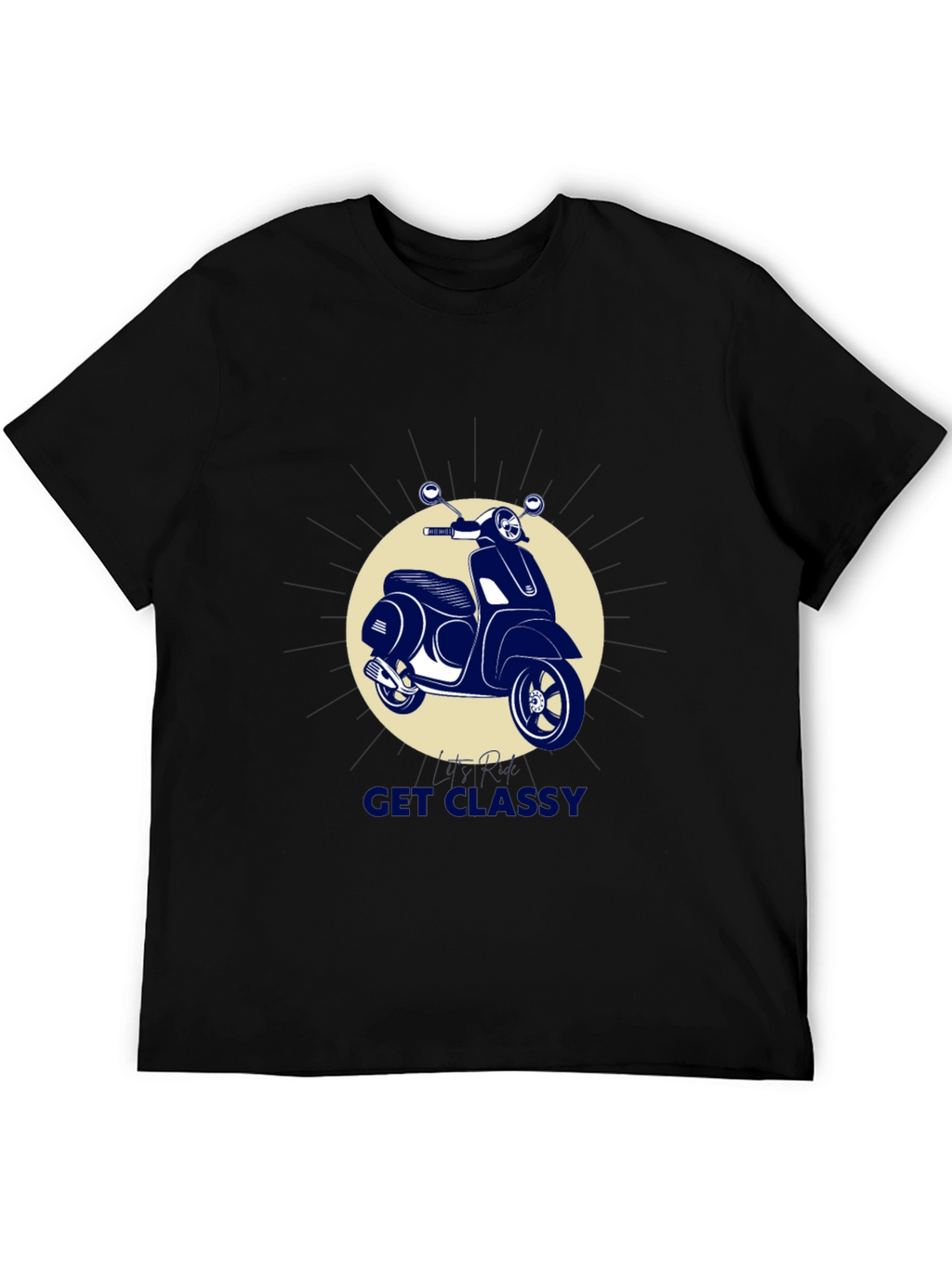 Get Classy Scooter T-Shirt - Stylish Graphic Tee