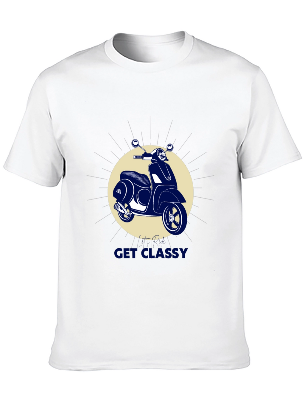 Get Classy Scooter T-Shirt - Stylish Graphic Tee