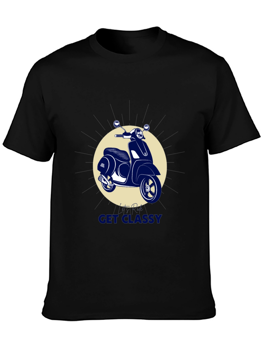 Get Classy Scooter T-Shirt - Stylish Graphic Tee