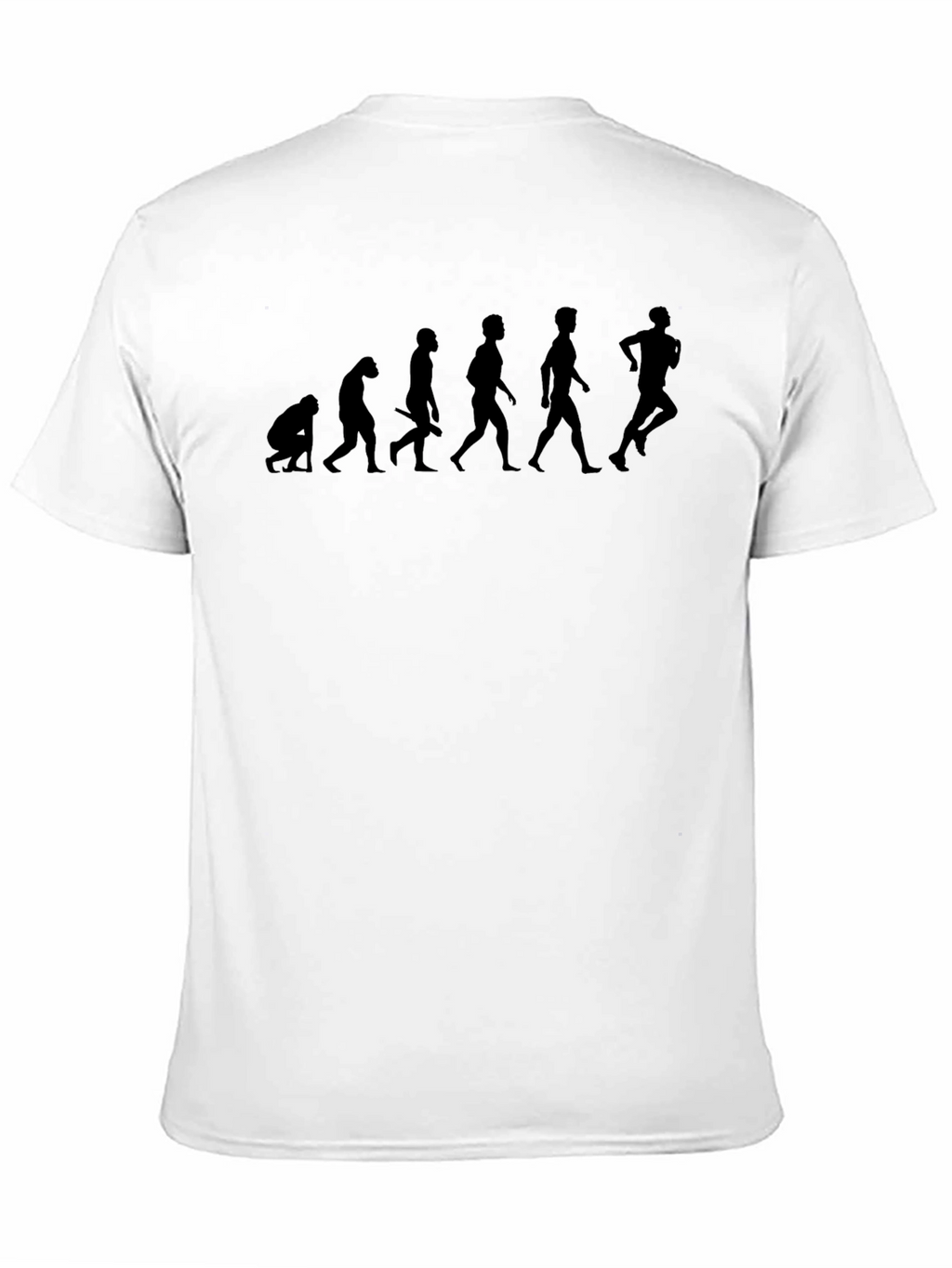 Evolution of Running Black T-Shirt