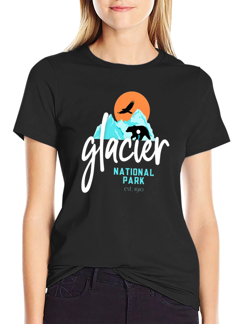 Glacier National Park Graphic T-Shirt