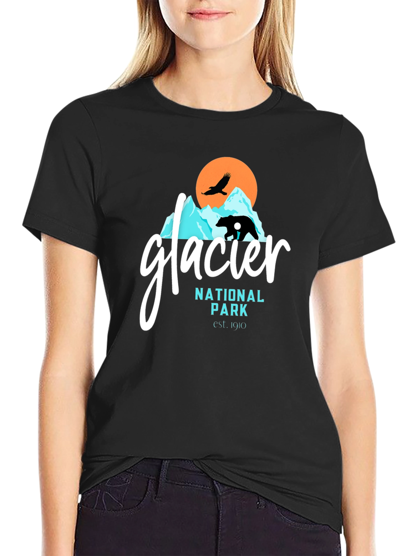 Glacier National Park Graphic T-Shirt