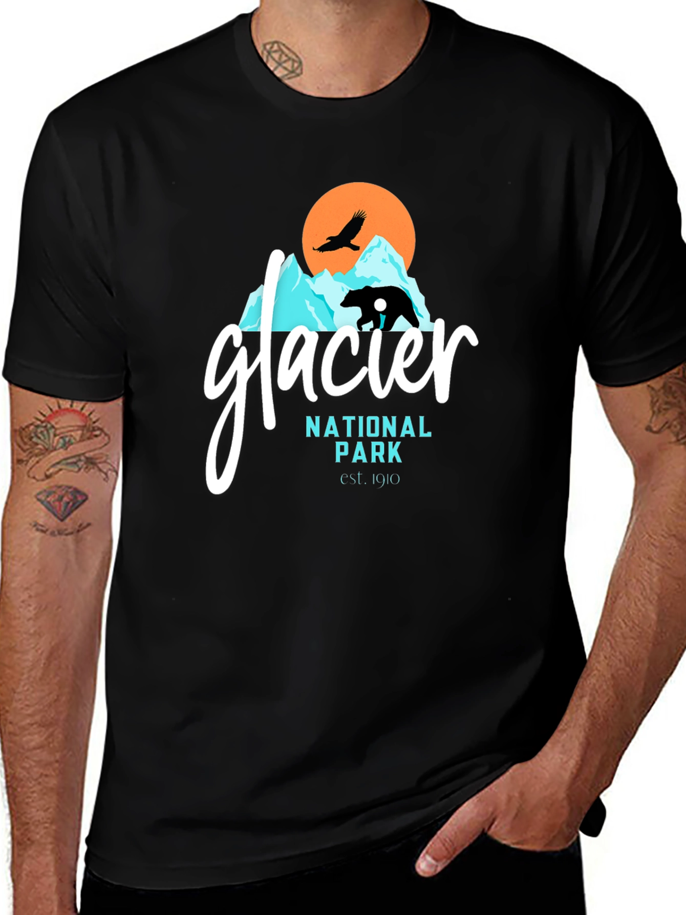Glacier National Park Graphic T-Shirt